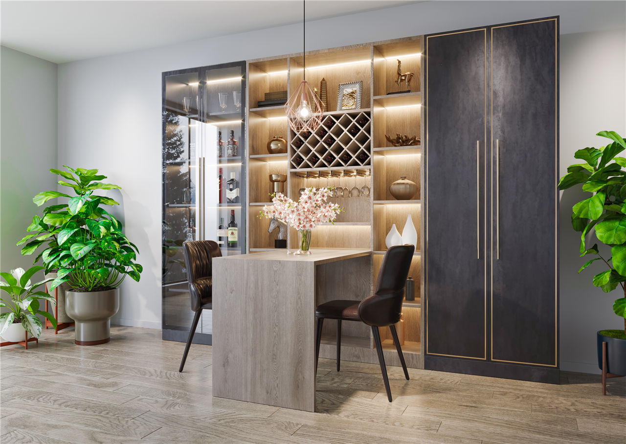 壁立青峰生態(tài)板-板材全屋定制案例