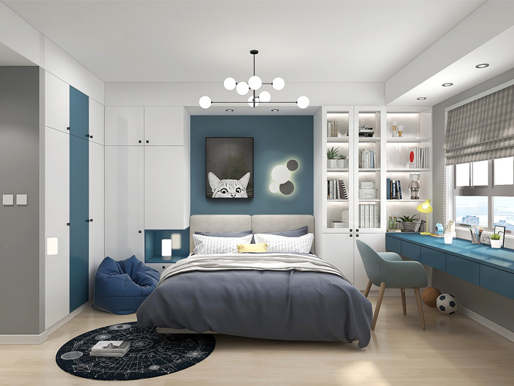 雪山白生態(tài)板-板材全屋定制案例