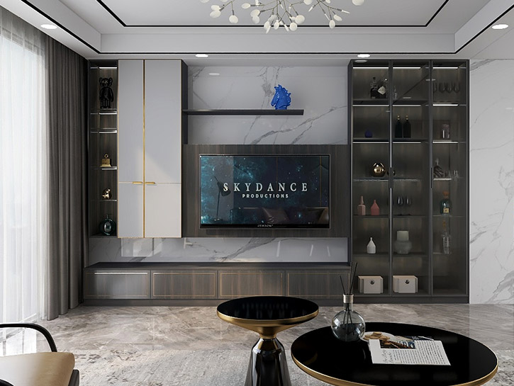 輕奢電視柜板材