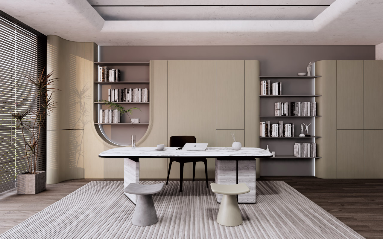 瑪雅柚木生態(tài)板-板材全屋定制案例