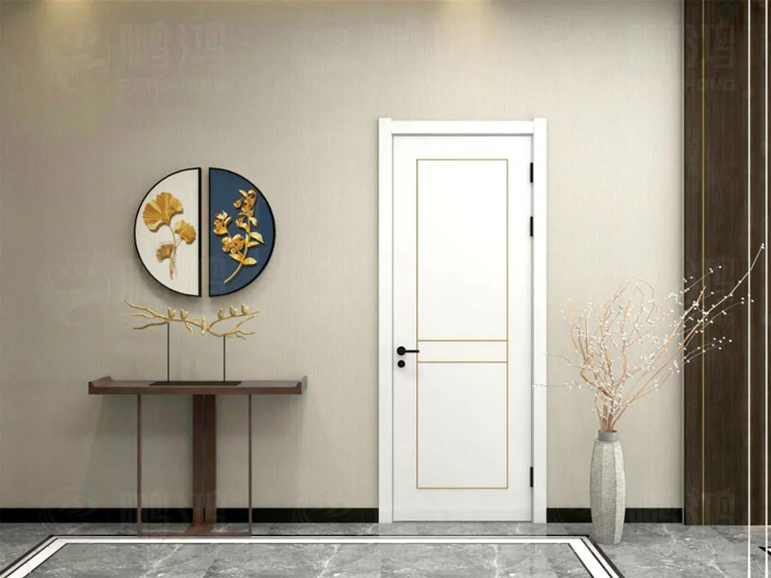無漆簡中木門-WQJZ004A 簡中風(fēng)格免漆木門